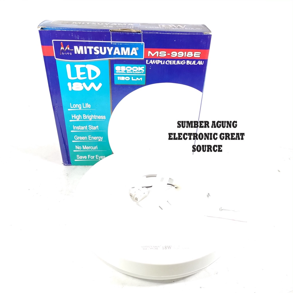 Mitsuyama MS9918E Downlight Tempel Hias Bulat Bulan 18W Ceiling Lamp