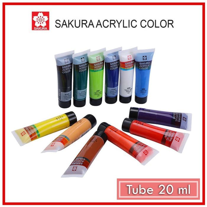 

SAKURA ACRYLIC COLOR tube 20 ML / SAKURA CAT AKRILIK