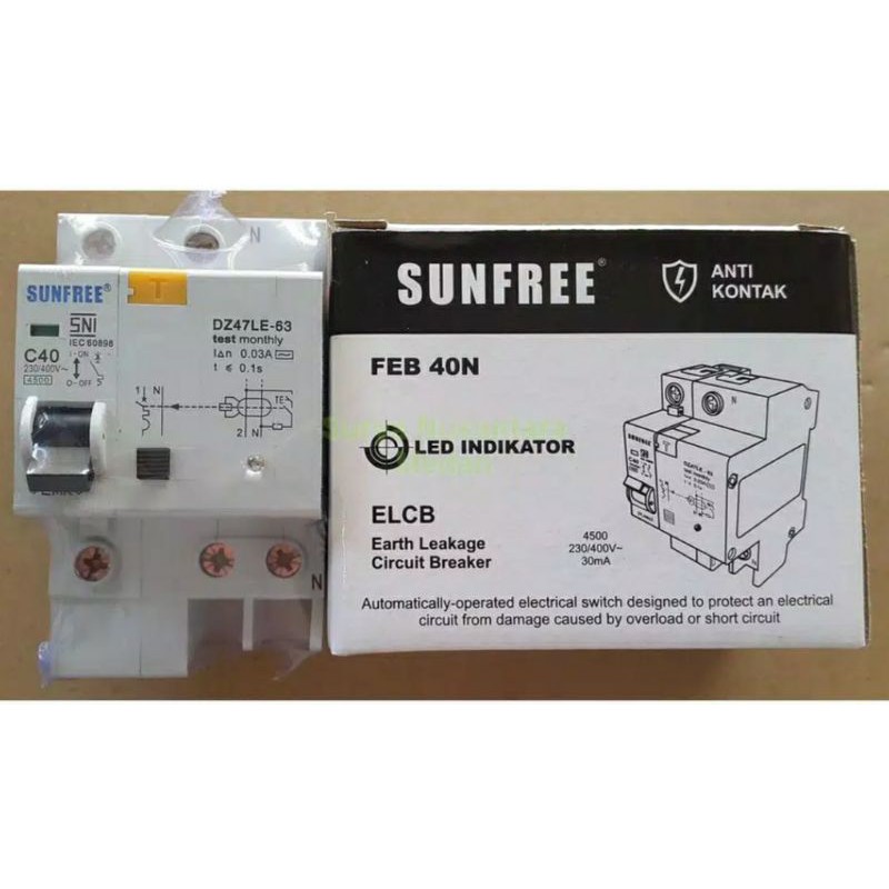 Elcb sunfree 40 A