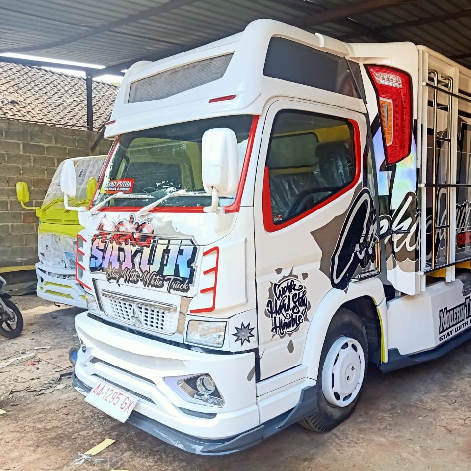 Jual Bemper Variasi Truck Canter Model Lampu Jetbus Indonesia Shopee Indonesia
