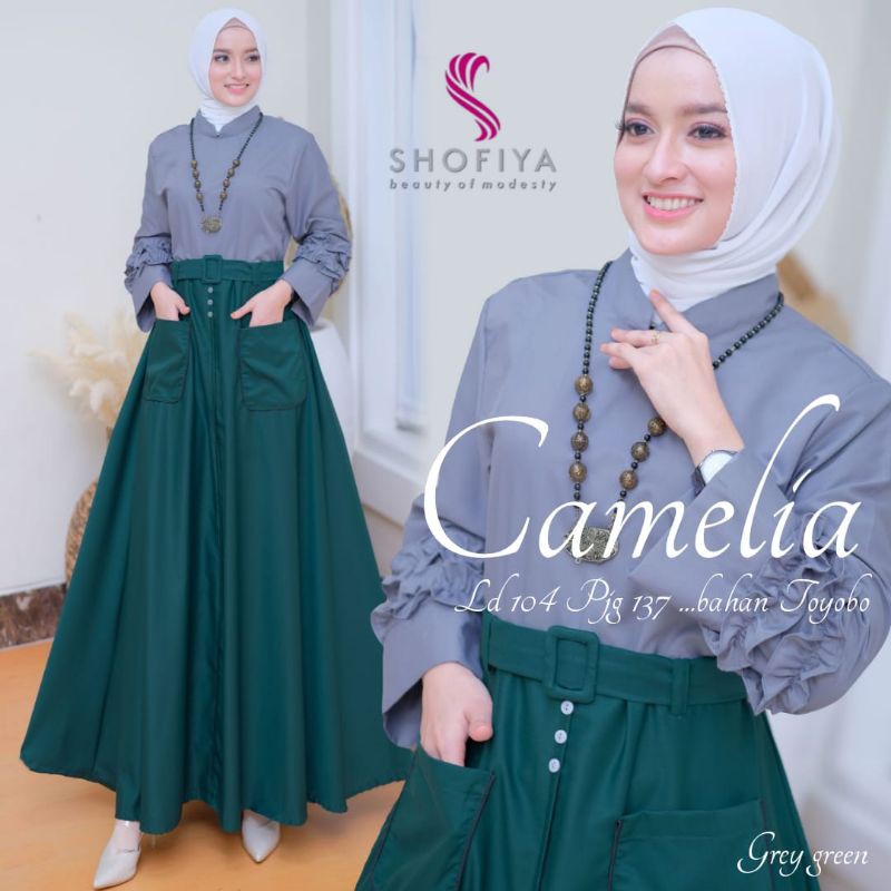 gamis toyobo/ gamis camelia ori shofiya