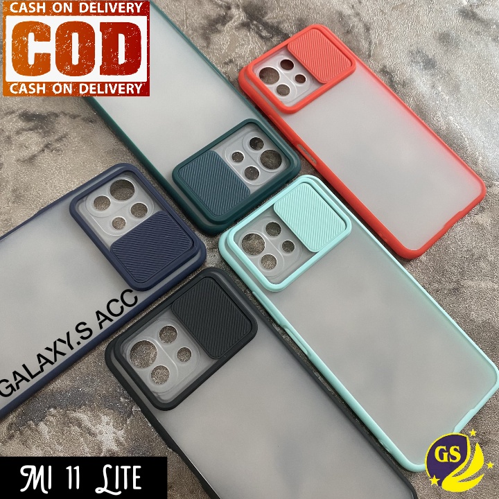 Xiaomi Redmi 9T 9C 9A 9 8 8A Pro Poco M3 Pro 5G Poco F3 Poco X3 NFC X3 Pro Mi 11 Lite Mi 10T PRO Slide Case Protection Camera Matte