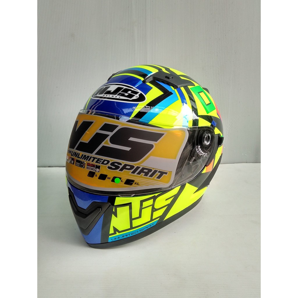 Helm NJS Double Visor