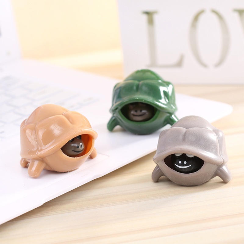 Mary Mainan Model Kura-Kura Kecil Lucu Mainan Penghilang Stress Hadiah Untuk Anak Laki-Laki Dan Perempuan