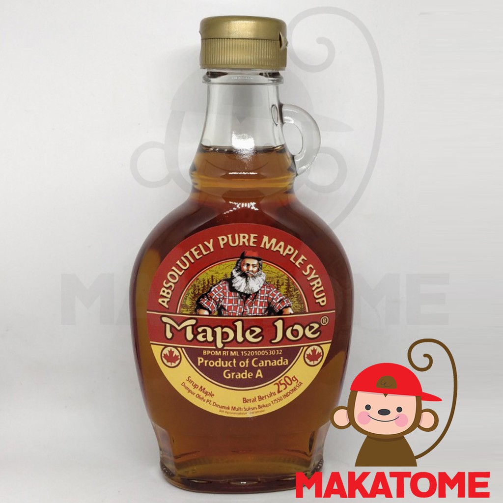 

Maple Joe Absolutely Pure Syrup 250gr canada Grade A 250g 250 gr g