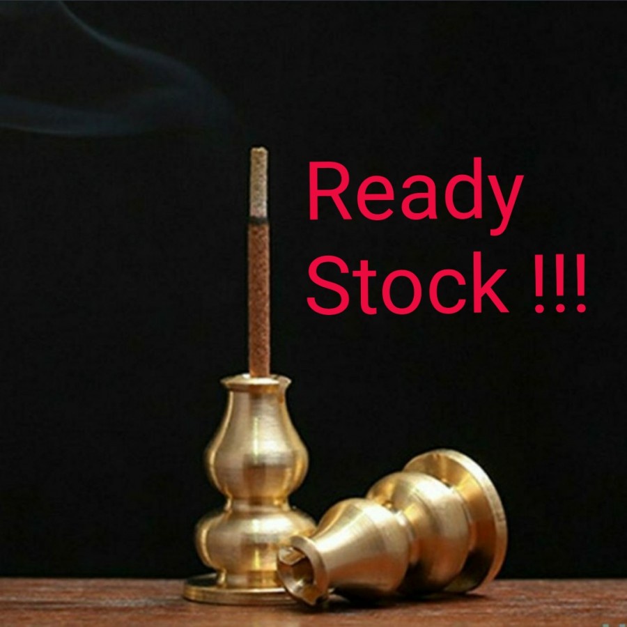 Tempat Dupa Hio Lo Labu Kuningan Kecil Hiolo Tatakan Pembakaran Mini Labu Kecil untuk Dupa Batang St