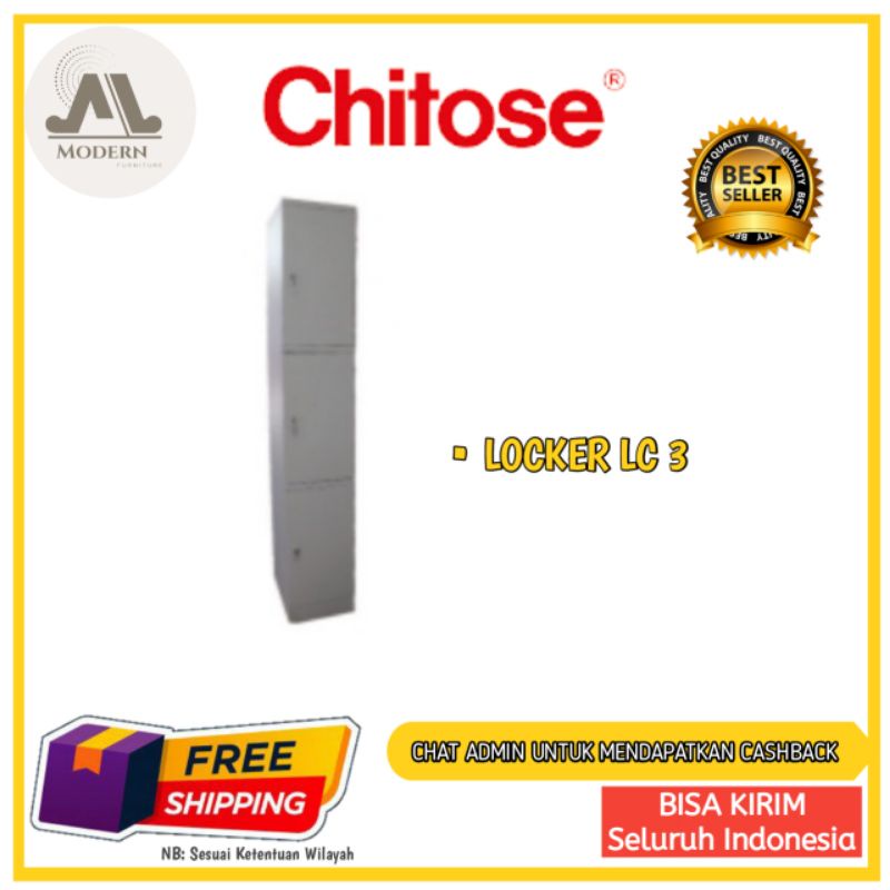TERMURAH Lemari arsip / Locker / Lemari serbaguna / kabinet terbaru Chitose Tipe Locker LC 3 & 4
