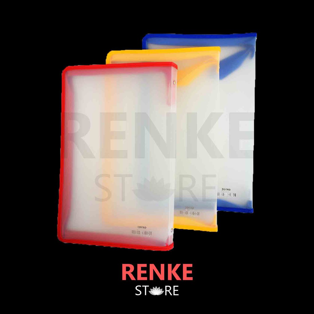 

Map Tas Resleting Plastik Folio - Zipper Bag File Dokumen F4