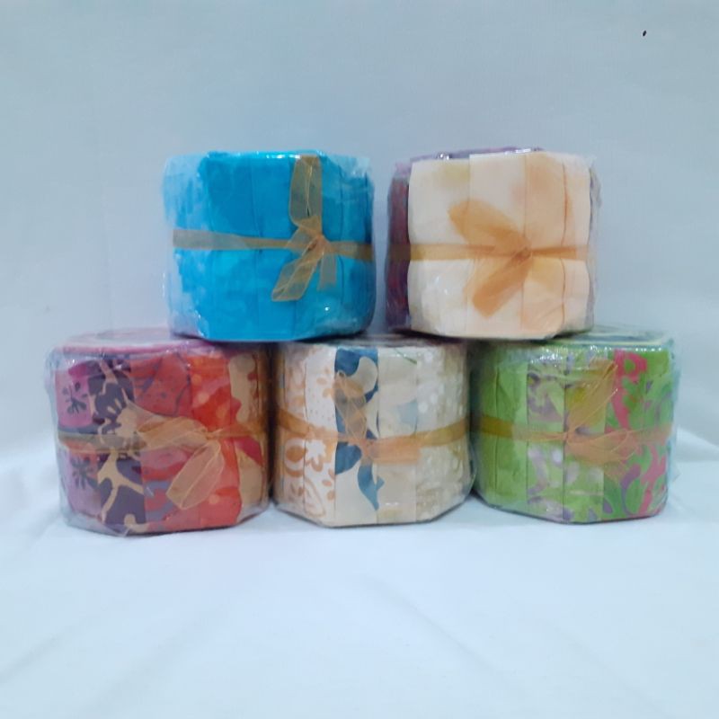 Jelly Roll Fabric Kain Perca Katun Primis Batik Cap 