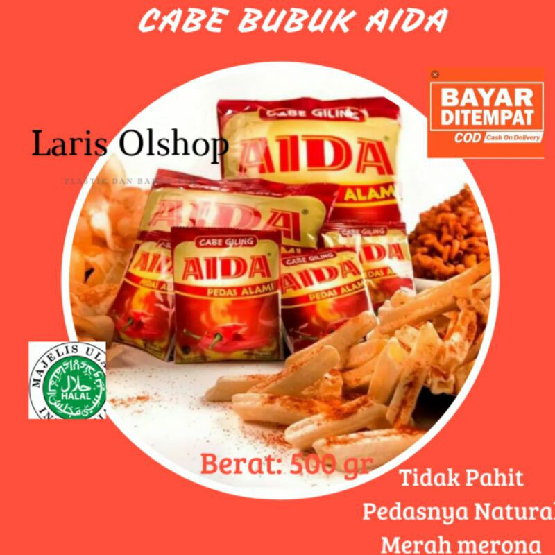 Jual Cabe Bubuk Aida Gr Indonesia Shopee Indonesia