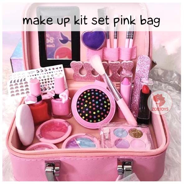 Zoetoys Make Up Kit Set | Washable Makeup Set Toy | Pretend Play Makeup dengan Fungsi Asli | Mainan Anak Beauty Set Dress Up Princess Anak Cewek | Cari Kado Edukasi Edu Toys Natal