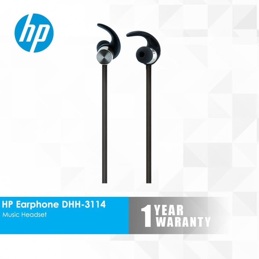 Earphone HP DHH-3114 Sporty- HP Earphone DHH-3114 Sporty Music Headset