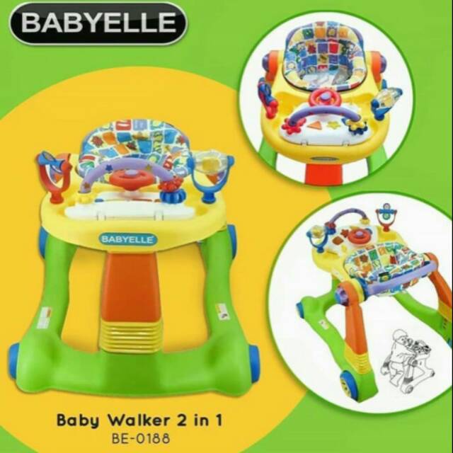 baby walker baby elle 2 in 1