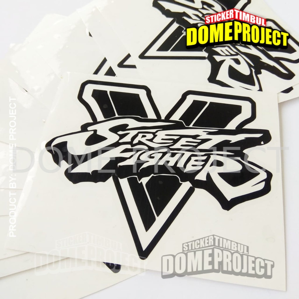 STIKER CUTTING MOTOR STREET FIGHTER MOBIL SATUAN STIKER AKSESORIS SEPEDA MOTOR OUTDOOR