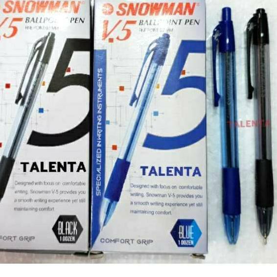 

PROMO 11.11 (fnj-655) Pulpen Pen SNOWMAN V5 Lusinan