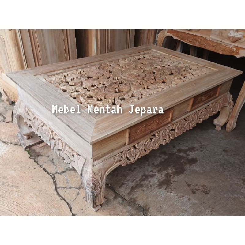 Meja Ketapang Mentah Mebel Jepara