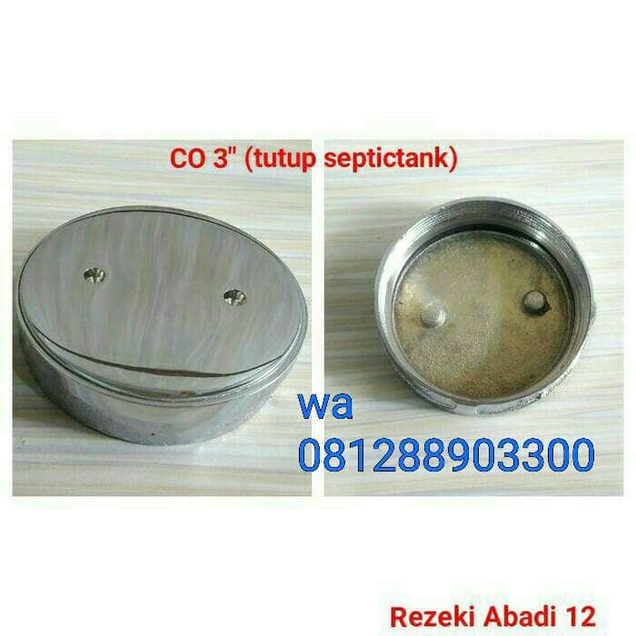 CO 3" / Clean Out / Tutup Septictank