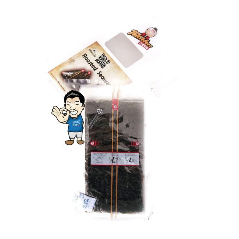 

Tokinori Triangle Onigiri Nori Wrapper- Roasted Seaweed 10 lembar