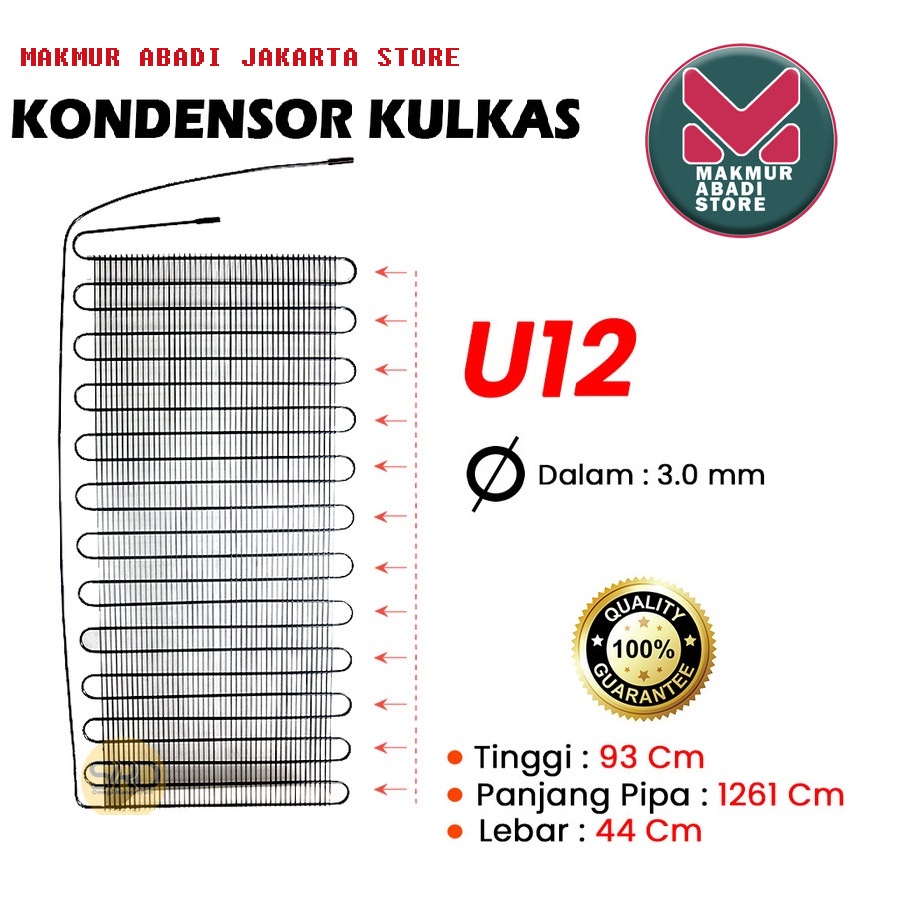 KONDENSOR KULKAS U12