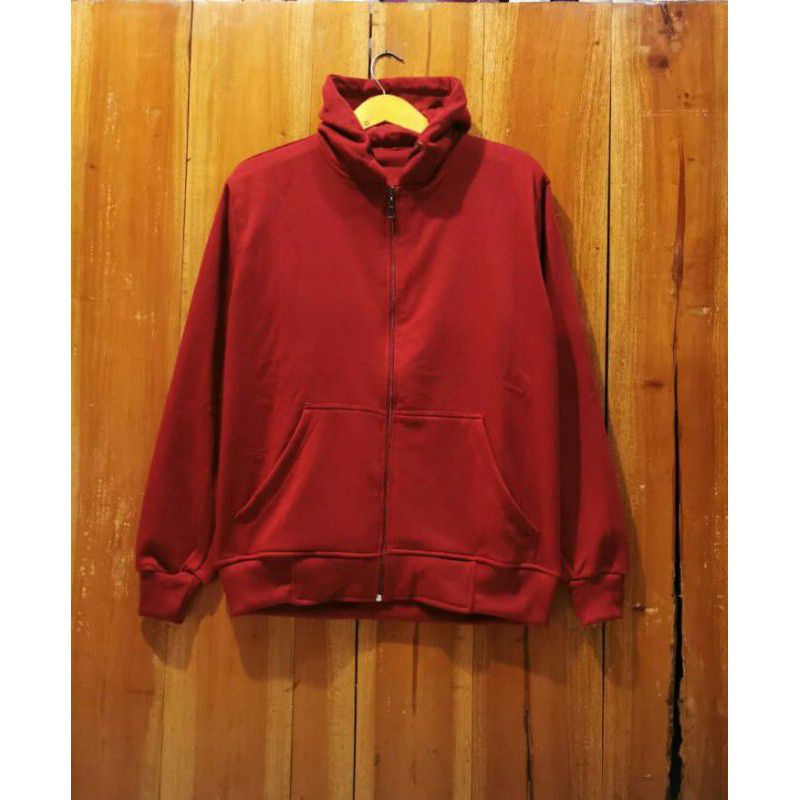 sweater hoodie polos Zipper pria wanita size_M_L_XL_XXL_XXXL