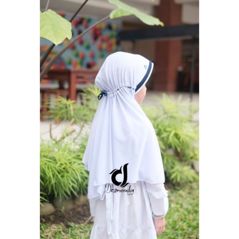 Kerudung AYUKA LIST SD SMP SMA anak instant Ori By Desmonda Hijab Premium 3th - 6 tahun terbaru | jilbab lucu bayi Perempuan sekolah instan tk 4 - 5 thn | hijab Tanggung baby sd bahan jersey lembut adem |Fashion