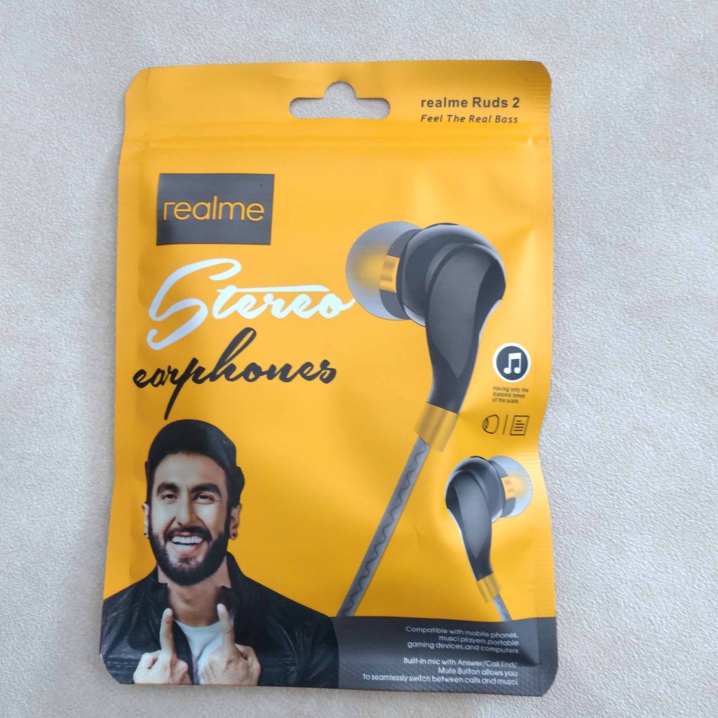 Headset Realme Ruds 2 Stereo Earphone Bass
