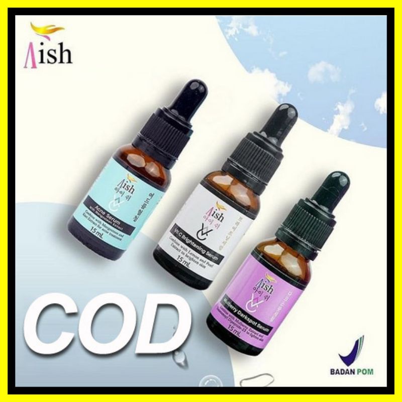 Aish Serum Korea BPOM Original Bagus Buat Cowok Cewek Asli Halal ori official store shop manfaat di 