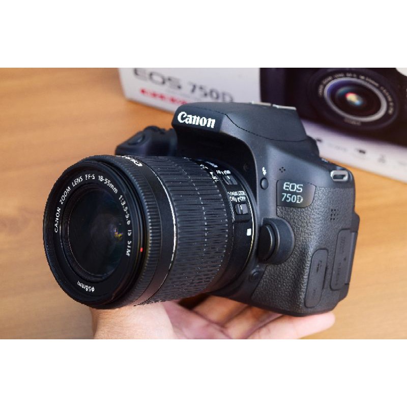 CAMERA KAMERA CANON 750D KIT STM LIKENEW