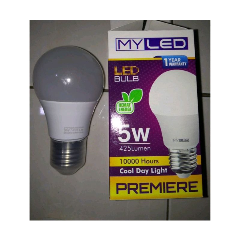 LAMPU LED BOHLAM LED MY LED BULB PREMIER 5W,7W,9W,12W,15W,18W,23W Lampu myled premiere garansi 1 tahun