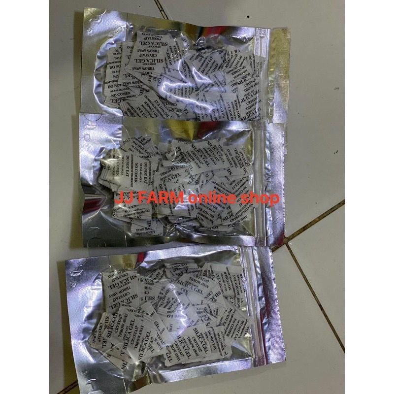 Pengawet Kue Kering Tas Sepatu Silika Silica Gel 50pcs