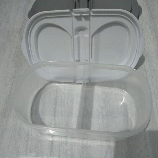 Kotak Wadah Dengan Penutup Untuk Organizer / Tempat Penyimpanan Makanan / Buah-buahan / Sayuran