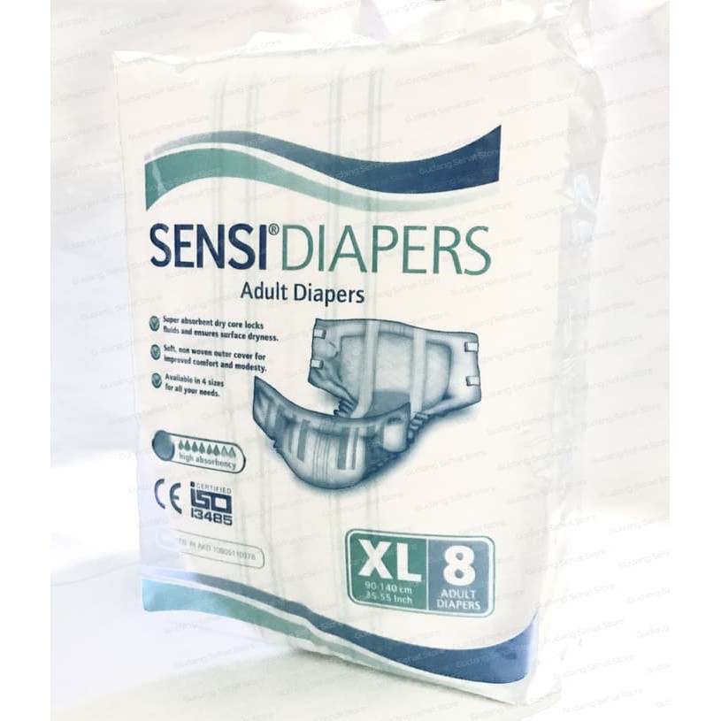 SENSI DIAPERS ADULT / POPOK DEWASA UK. XL