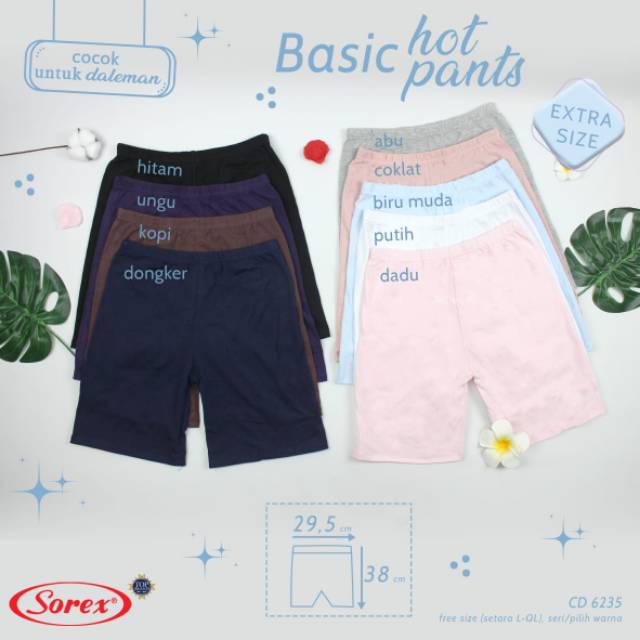 Sorex 6235 dan 6238 celana dalaman pant