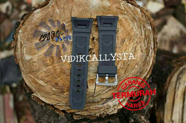 STRAP TALI JAM CASIO PROTREK PRG 40 240 PRG40 PRG240 PRG-40 PRG-240 HITAM BUKAN ORI