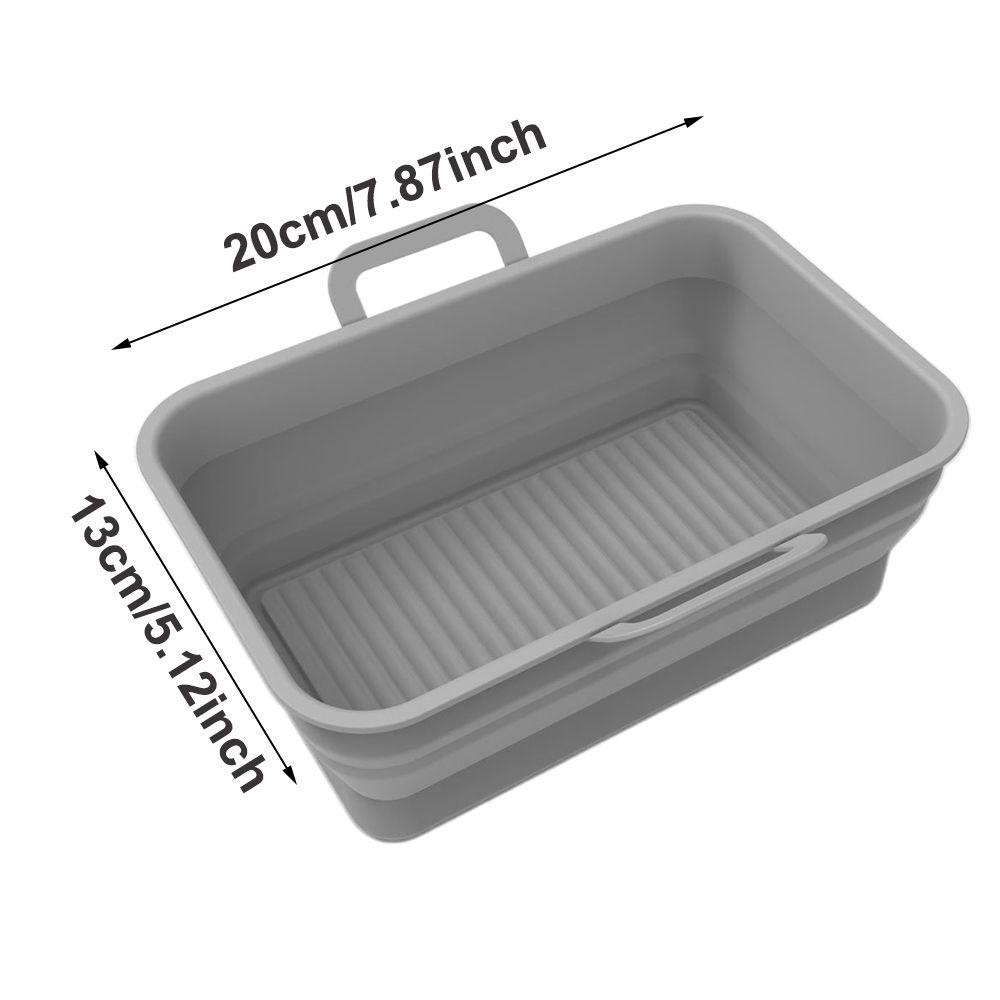 Preva Square Silicone Pot Dapur Baking Basket Reusable Pengganti Liners Baking Pan