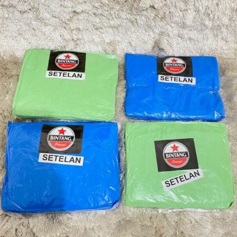 Jas Hujan Setelan Celana Plastik Sekali Pakai / Jas Hujan Celana / Jas Hujan Plastik