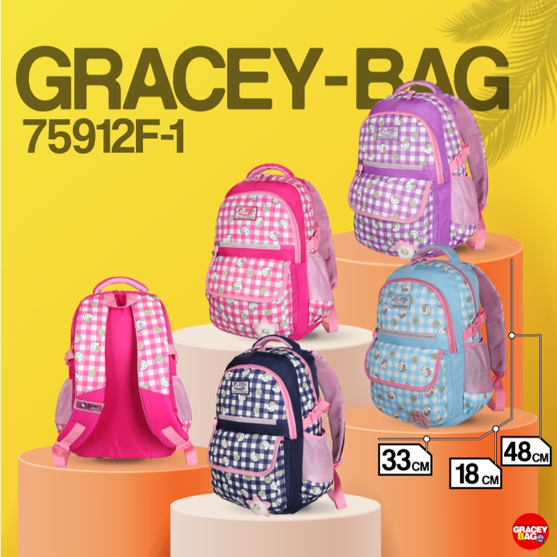 GB-75912F Tas Ransel Anak Perempuan / Remaja Silvergirl