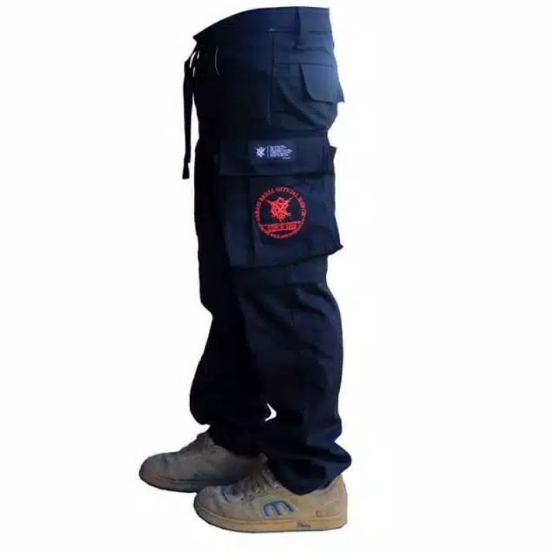 celana cargo panjang belati tajam/celana cargo metal/celana band/celana cargo garasi rebel