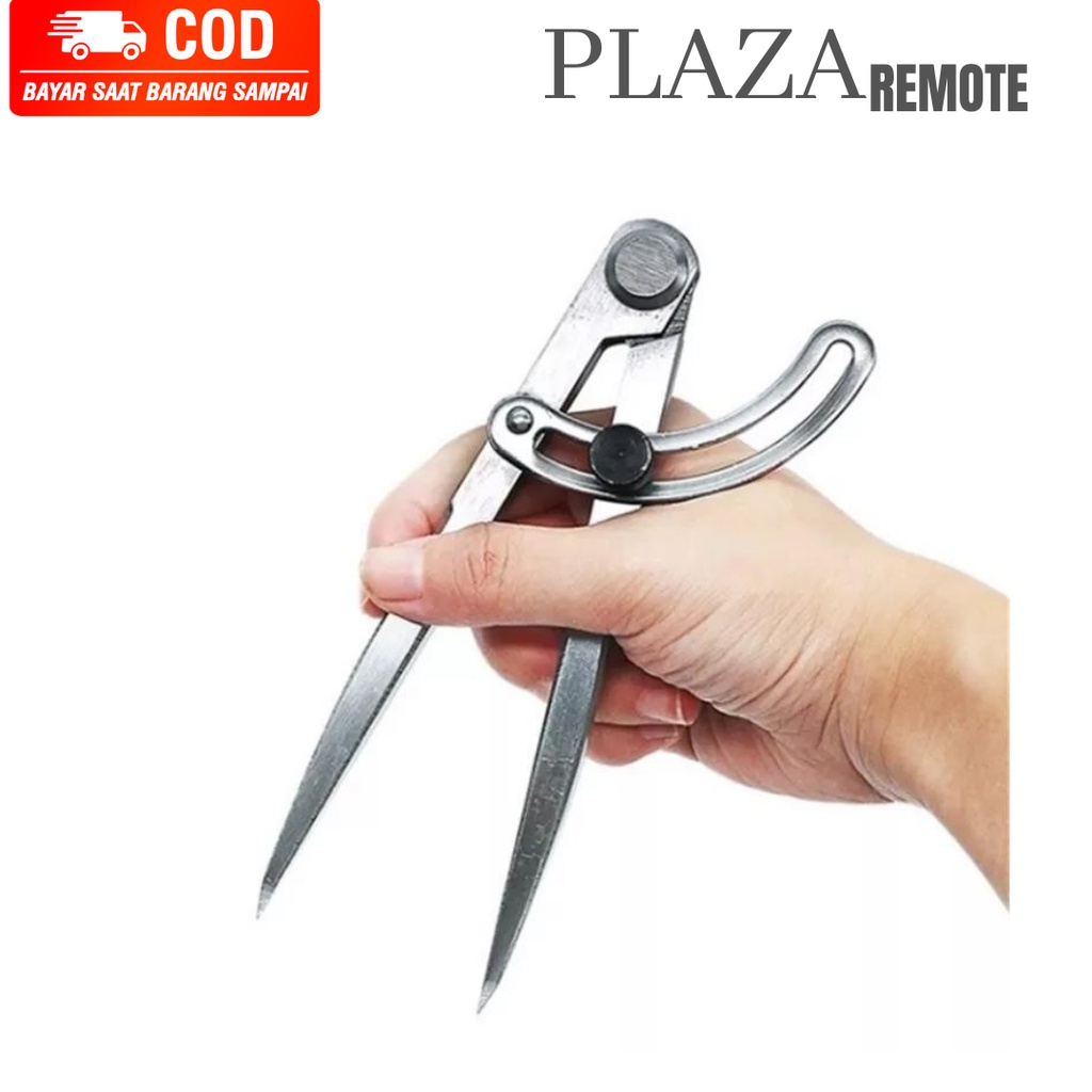 

JANGKA KOMPAS PENANDA ADJUSTABLE LOCK SISTEM LINGKARAN Scribe DIY BESI STAINLESS
