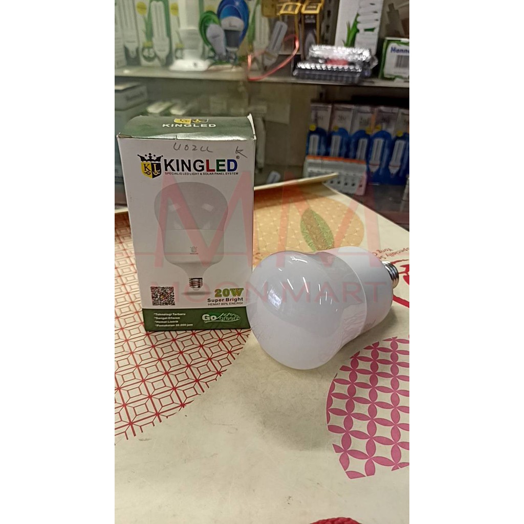 Lampu led 20 watt/ Kingled/ warm whitel/ kuning/ E27