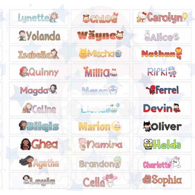 

Stiker Nama Lucu Anti Air