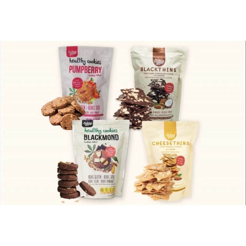 

Ladang Lima Healthy Cookies / Blackmond / Pumpberry / Blackthins / Cheesethins