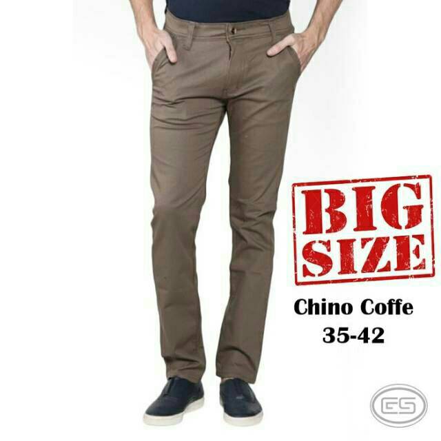  Celana  chino  panjang  big size 28 sd 42 celana  chino  pria  