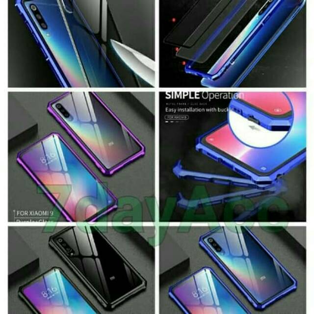 Flip case bumper case mi9 Xiaomi case on clip mi 9 original