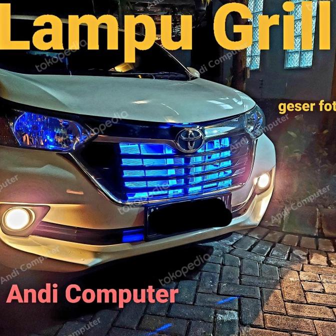 =+=+=+] Lampu Dalam Grill Mobil 6 Mata Lampu Variasi Mobil Motor 6 strip