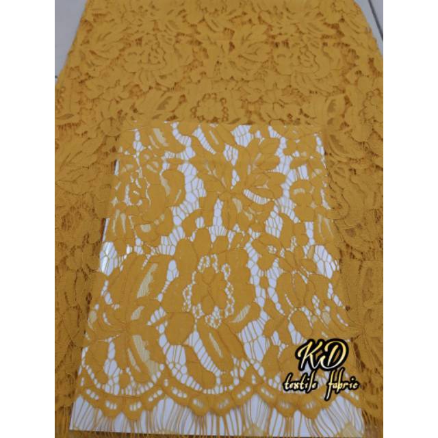 Murahhbahan semi prancis corneli/bahan kebaya brokat semi prancis / kain brokat kebaya / brokat.