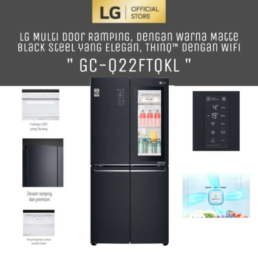 LG GC-Q22FTQKL Kulkas Multi Door 595L