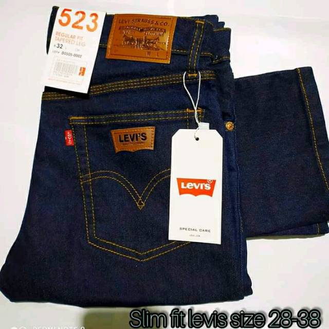 Celana jeans levis hitam celana panjang levis slim fit ( melar )