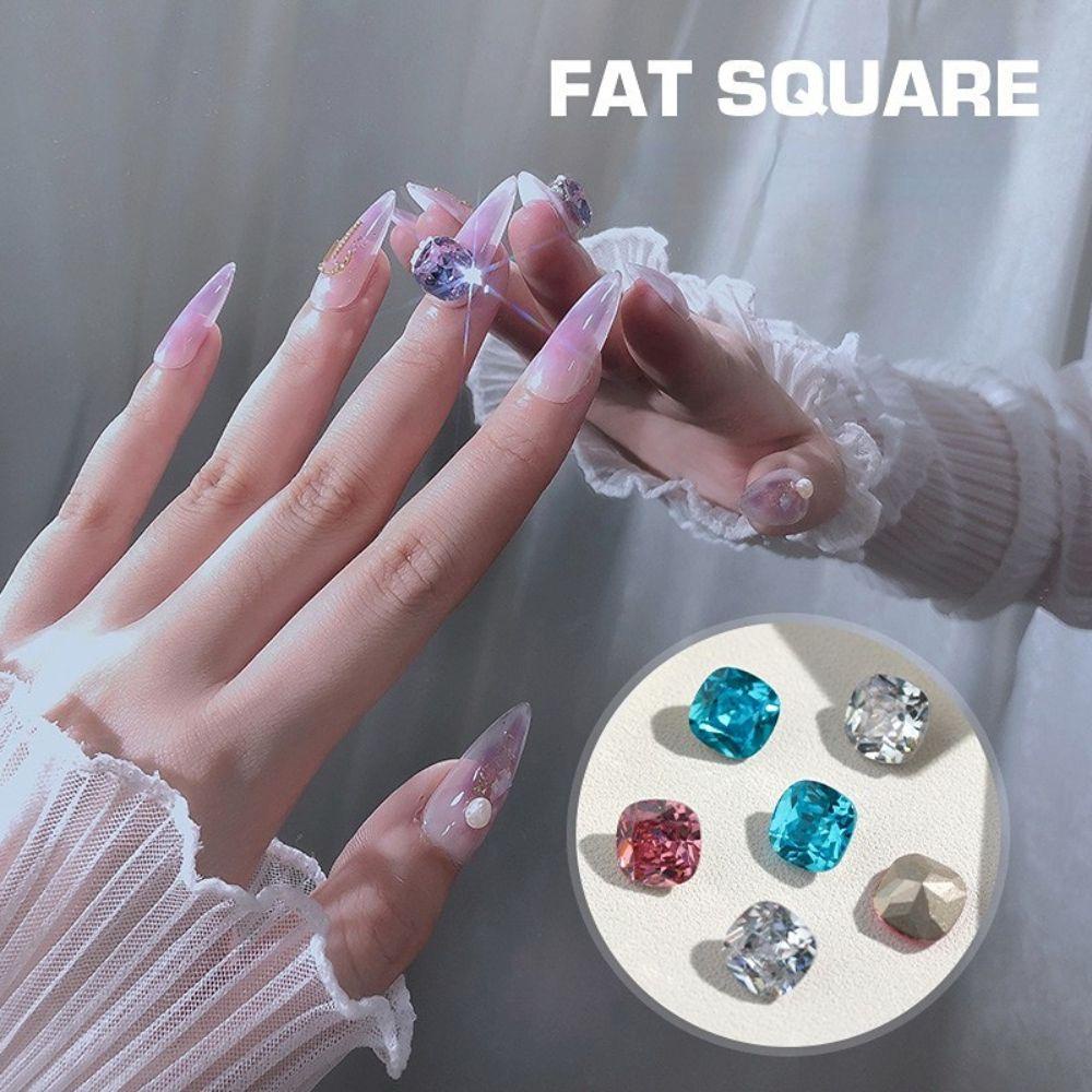 Mxbeauty Paku Charms Gadis Kristal Hiasan Kuku Salon Kuku Manikur Aksesoris DIY Bahan Kuku Nail Art Berlian Imitasi