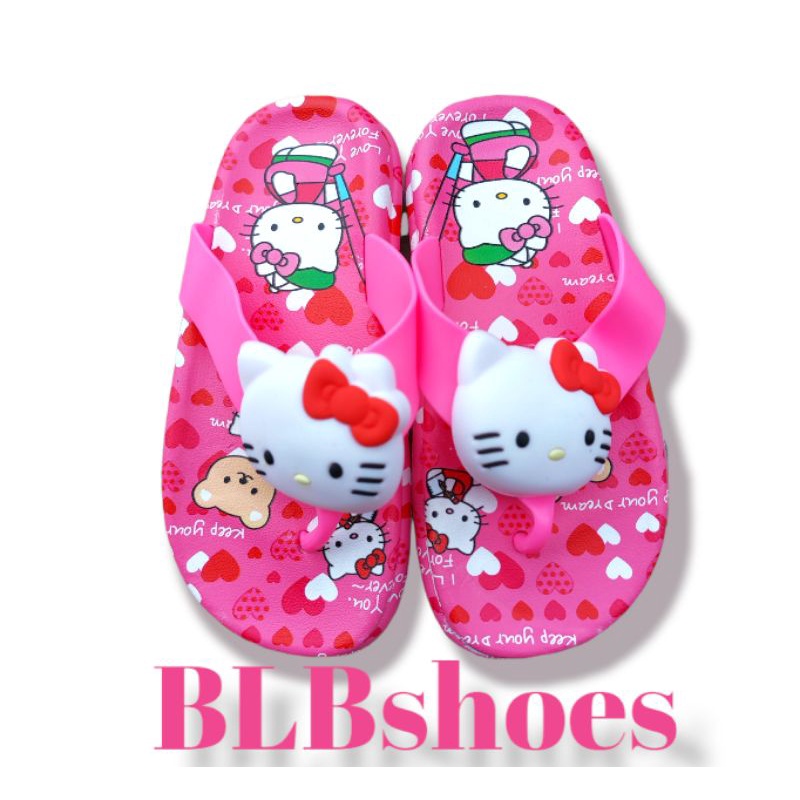 SANDAL ANAK PEREMPUAN SANDAL JEPIT KARET ANAK PEREMPUAN SANDAL JEPIT JELLY ANAK PEREMPUAN KARAKTER HELLO KITTY